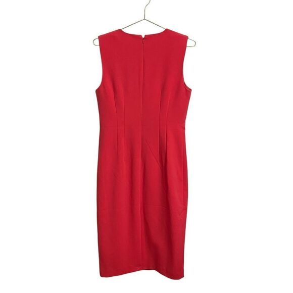 J. Crew Interview Dress in Four-Season Stretch Midi Sleeveless Pink Size 8 NWT - Picture 5 of 7